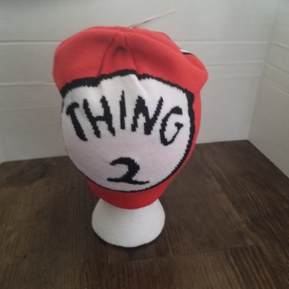 Thing 1/Thing 2 Beanie/Toque- Dr. Seuss The Cat in he Hat - Picture 2 of 5
